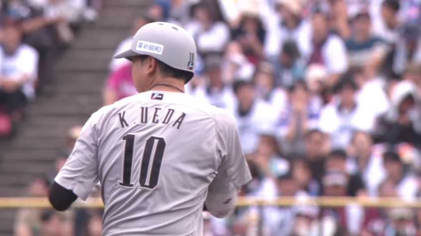 4回表・M上田希由翔 タイムリー2ベースヒットで追加点!!