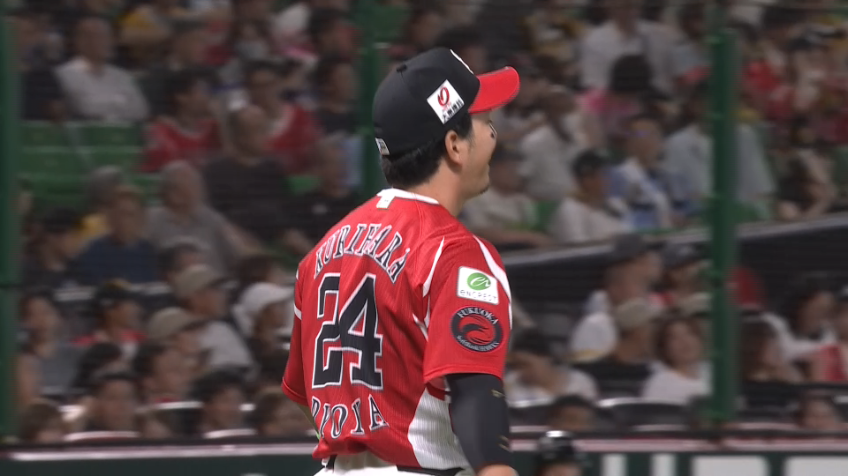 5回表・H栗原陵矢 素手キャッチから華麗に送球!!