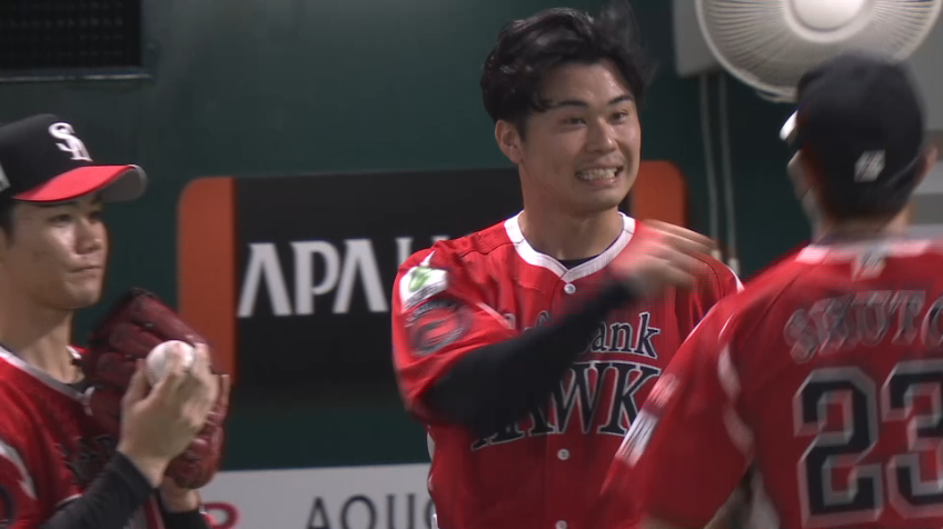 3回表・H松本晴 ピンチでのリリーフ登板でダブルプレーを奪い火消し成功!!