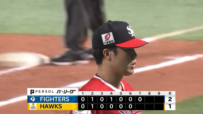 7回表・H藤井皓哉 この回3奪三振の見事なリリーフ!!