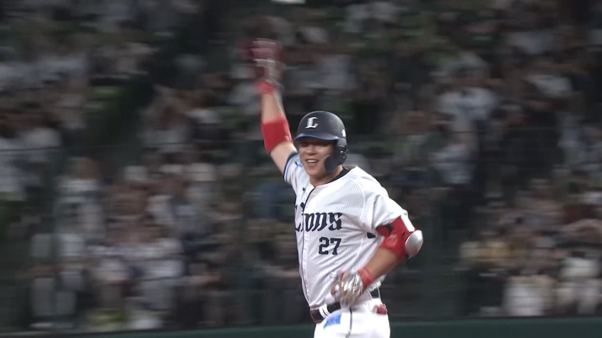 9回裏・L炭谷銀仁朗 レフトへのサヨナラタイムリーヒットを放ち試合を制する!!