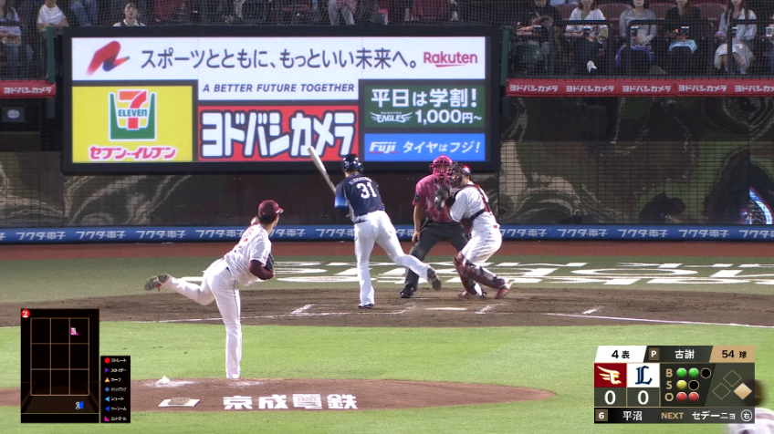 4回表・E太田光 見事な送球で盗塁を阻止!!