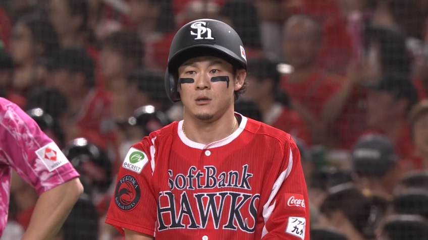 1回裏・H牧原大成 ライトへのタイムリーヒットで点を重ねる!!