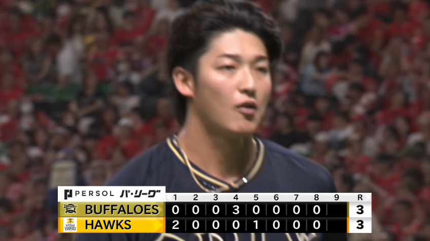 8回裏・B山崎颯一郎 無死満塁のピンチを凌ぎ火消し成功!!