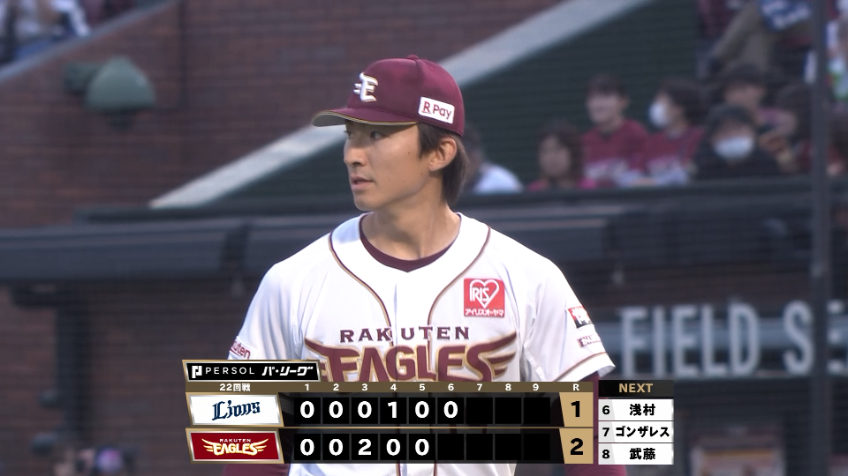 6回表・E荘司康誠 6回1失点と試合を作るナイスピッチング!!