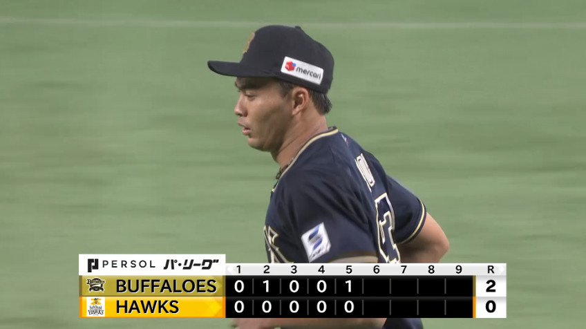 5回裏・B佐藤一磨 5回6奪三振無失点の粘りの投球を見せる!!