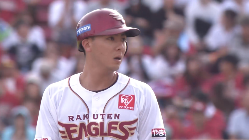 5回裏・E村林一輝 得点圏の鬼!! レフトへのタイムリーで1点を返す!!