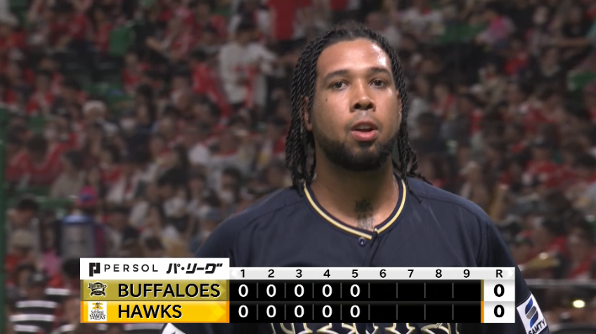 5回裏・Bエスピノーザ 最後はセカンドゴロに打ち取り満塁のピンチを凌ぐ!!