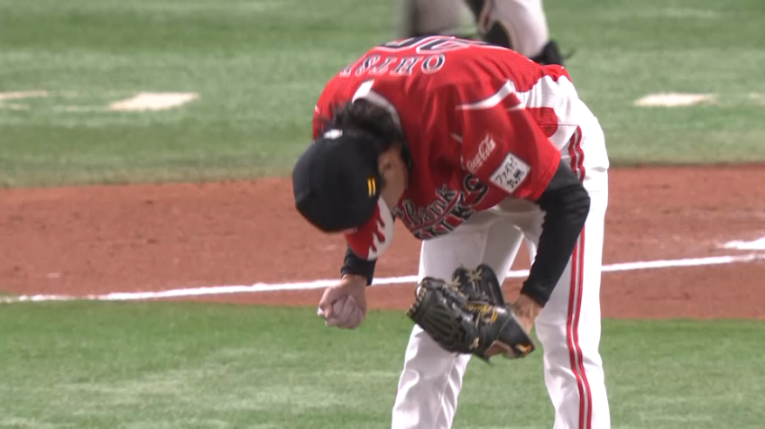 6回表・H大津亮介 ピンチを凌ぎ6回無失点被安打3の好投を見せる!!