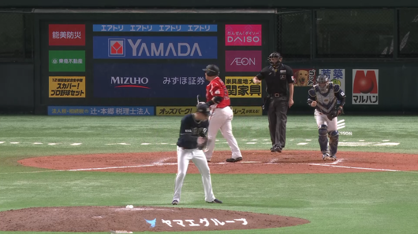 9回裏・B才木海翔 最後はフォークで空振り三振を奪い試合終了!!