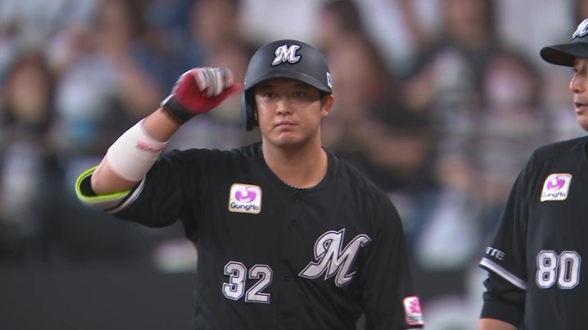 2回表・M佐藤都志也 追加点となるタイムリーヒット!!