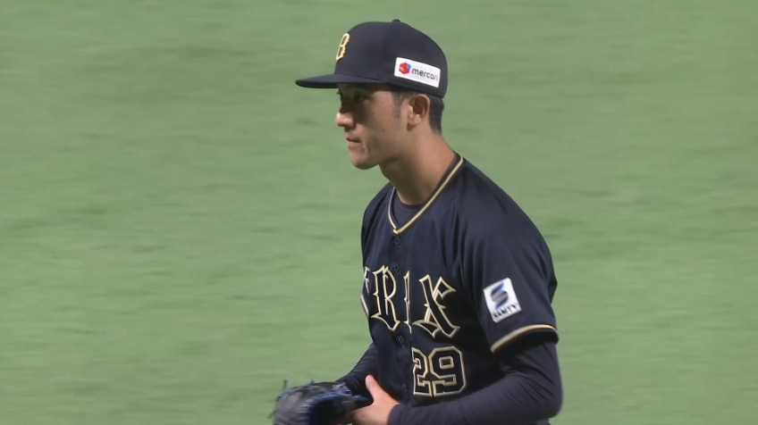 2回裏・B田嶋大樹 一打先制の場面で見逃し三振に切って取り3アウト!!