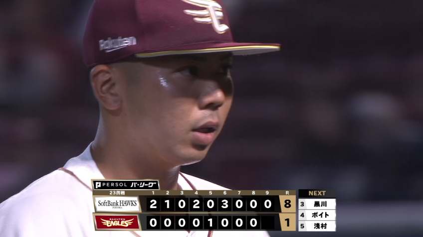 9回表・E泰勝利 2回無失点5奪三振で圧巻の投球!!