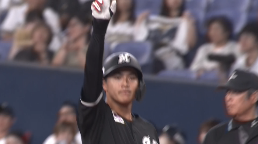 4回表・M西川史礁 チーム10本目のヒットとなるライトへの2点タイムリー!!