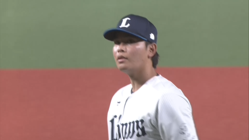 6回表・L浜屋将太 1イニングを3者凡退に抑える!!