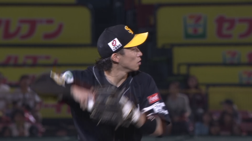 5回裏・H野村勇 鋭い打球をダイビングキャッチ!!