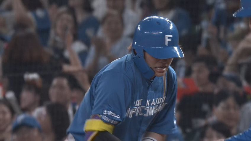 2回表・F田宮裕涼 タイムリーヒットで1点を返す!!