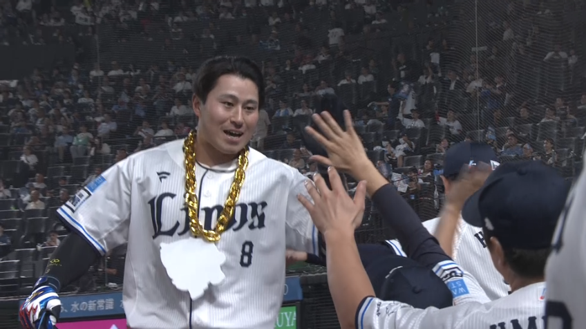 3回裏・L渡部聖弥 同点の第11号ソロホームラン!!