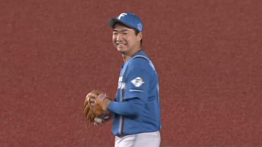 7回裏・F山縣秀 守備で魅せる!! 華麗なランニングスローでアウトを奪う!!