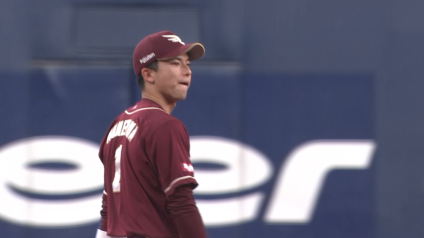 2回裏・E宗山塁 三遊間を抜けそうな打球をアウトにする!!