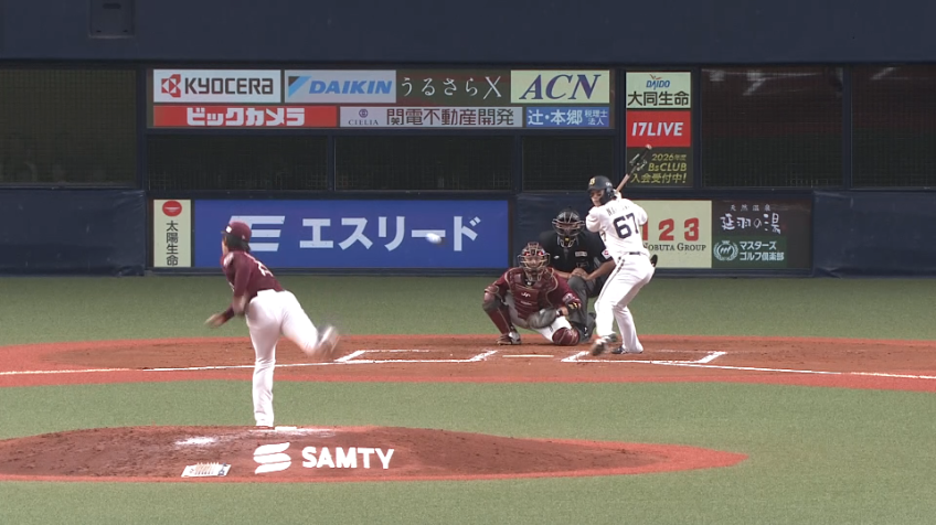 7回裏・E荘司康誠 8回途中まで投げて2失点の好投!!