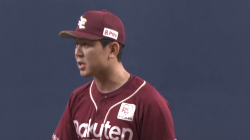 8回裏・E西口直人 ノーアウト1,2塁のピンチで登板し無失点に抑える!!