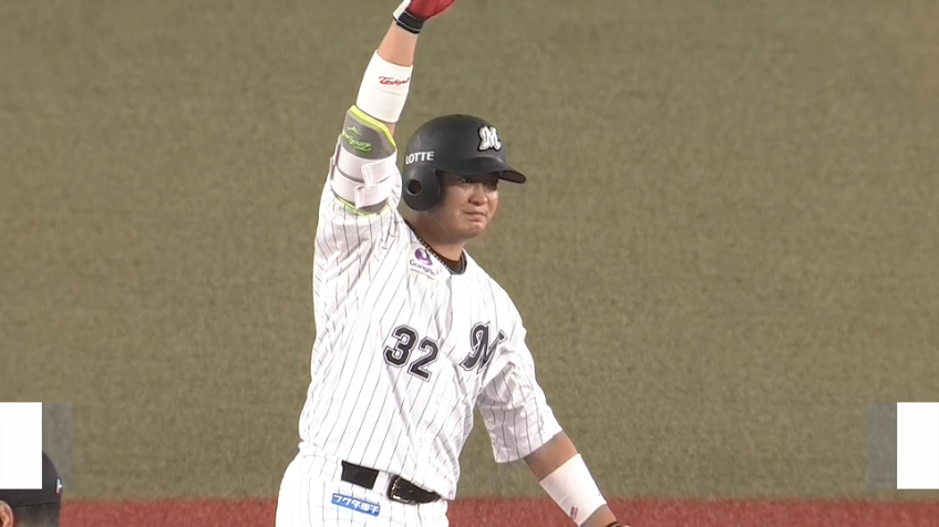 2回裏・M佐藤都志也 すぐさま勝ち越し!! タイムリー2ベースで追加点!!