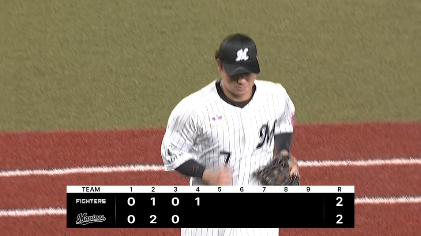 4回表・M藤岡裕大 ベアハンドで捌いてアウトを奪う!!