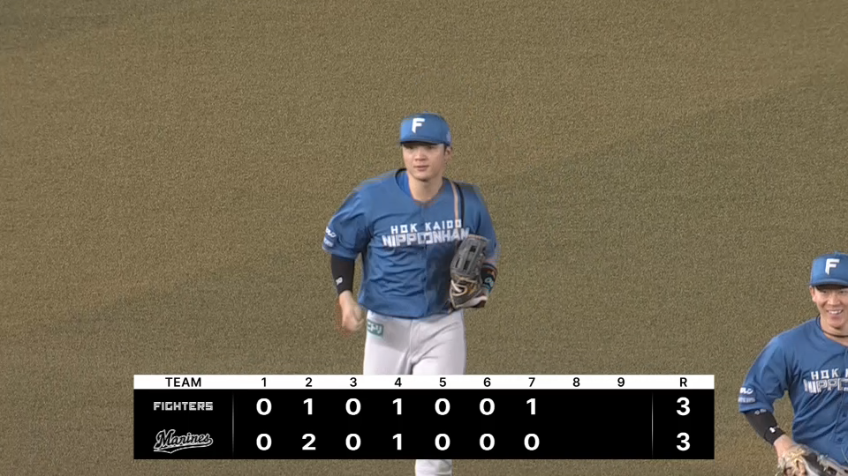 7回裏・F郡司裕也 好プレーでピンチを救う!! 難しい打球を好捕!!