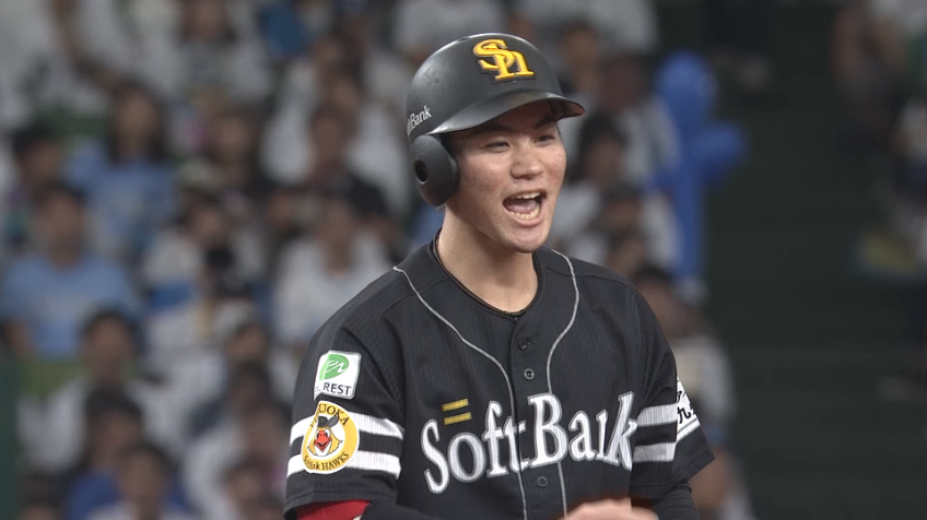 7回表・H庄子雄大 プロ初打点!! 左中間へのタイムリー2ベースで貴重な追加点!!