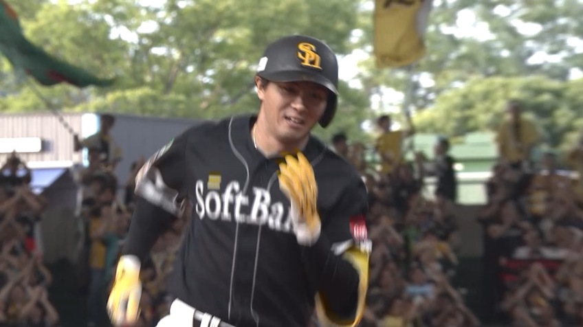 8回表・H佐藤直樹 第5号ソロHR!! 本日4打数4安打の大活躍!!