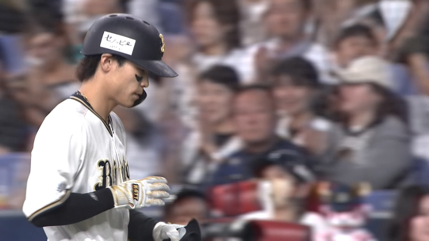 1回裏・B中川圭太 レフトへの犠牲フライで先制!!