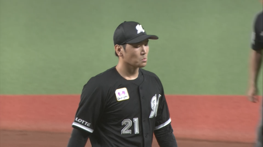 1回裏・M石川柊太 流れるような牽制で見事ランナーをアウトにする!!