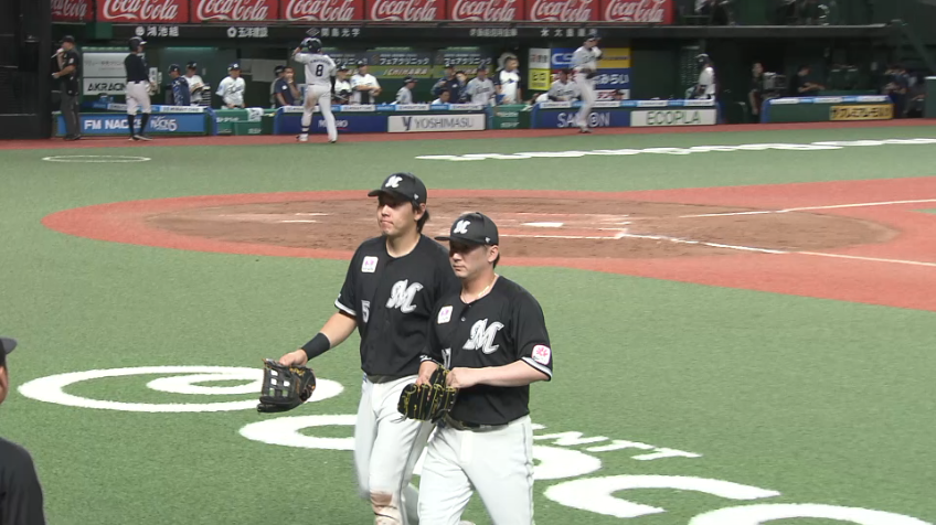 7回裏・M小野郁 2者連続三振を奪いこの回を3者凡退に抑える!!