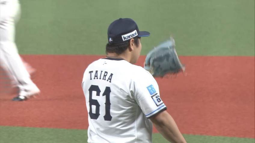 9回表・L平良海馬 この回を3者凡退に抑え球団史上7人目となる30セーブを到達!!