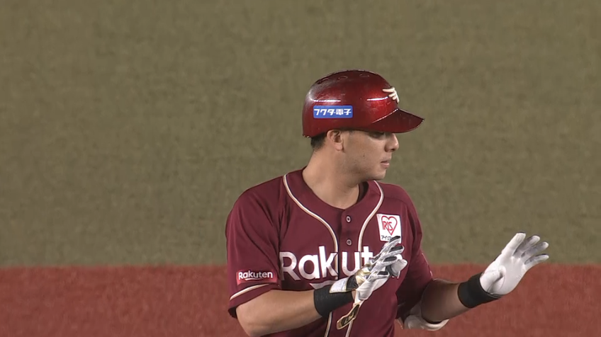 8回表・E村林一輝 ここで決めた!! 最多安打記録を伸ばす同点タイムリー2ベース!!