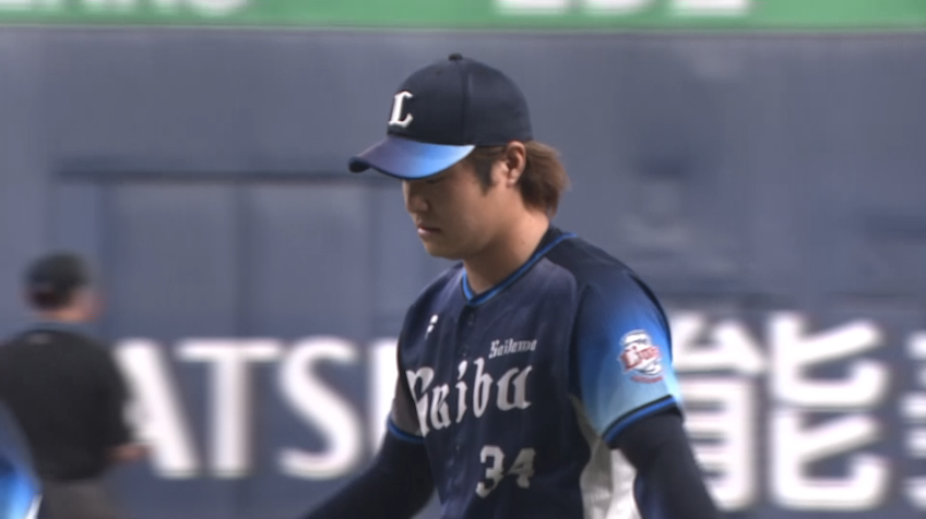 8回裏・L甲斐野央 ゲッツーで逆転のピンチを凌ぐ!!