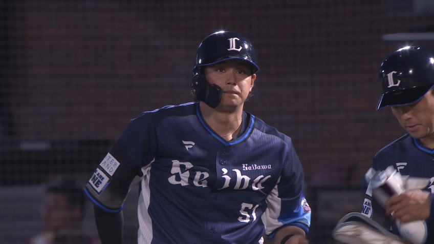 2回表・L西川愛也 満塁のチャンスで見事レフトへタイムリーヒット!!