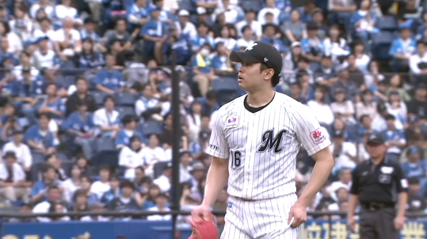 5回表・M種市篤暉 5回を投げ1安打7奪三振無失点の好投!!