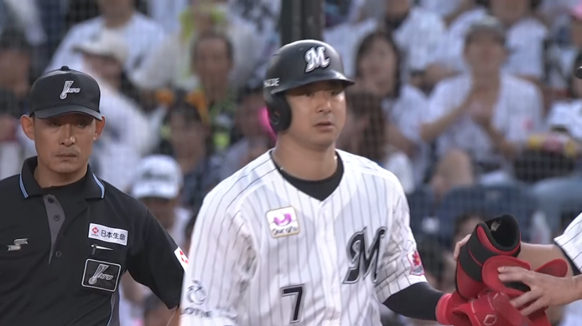 8回裏・M藤岡裕大 一二塁間を抜けるタイムリーヒット!!