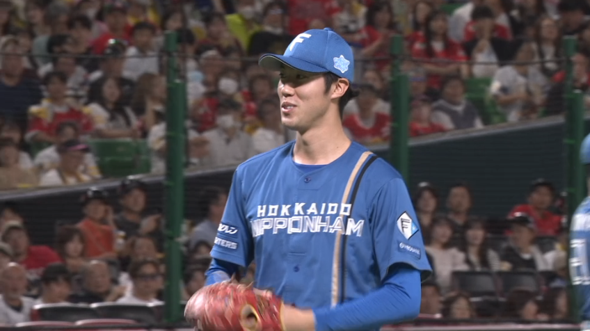 5回裏・F福島蓮 ピッチャーライナーに素早い反応!!