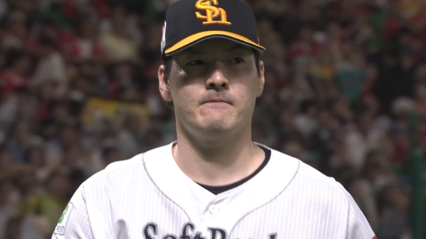 6回表・H有原航平 絶体絶命のピンチを三振で抑える!!