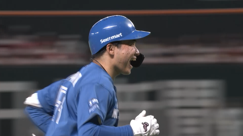 7回表・F山縣秀 レフトスタンドへのソロホームランで追加点!!