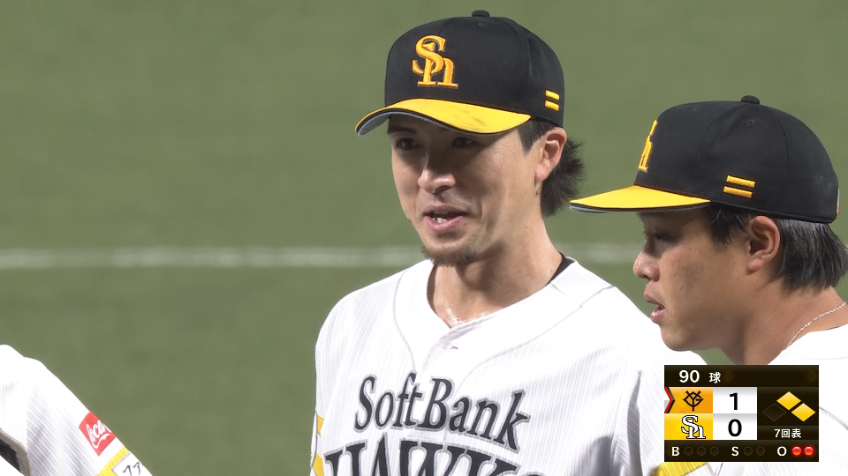 7回表・H上沢直之 安定感抜群の90球!!