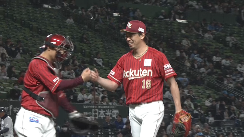 1回裏・E前田健太 こちらもわずか10球で3者凡退に抑える素晴らしい立ち上がり!!