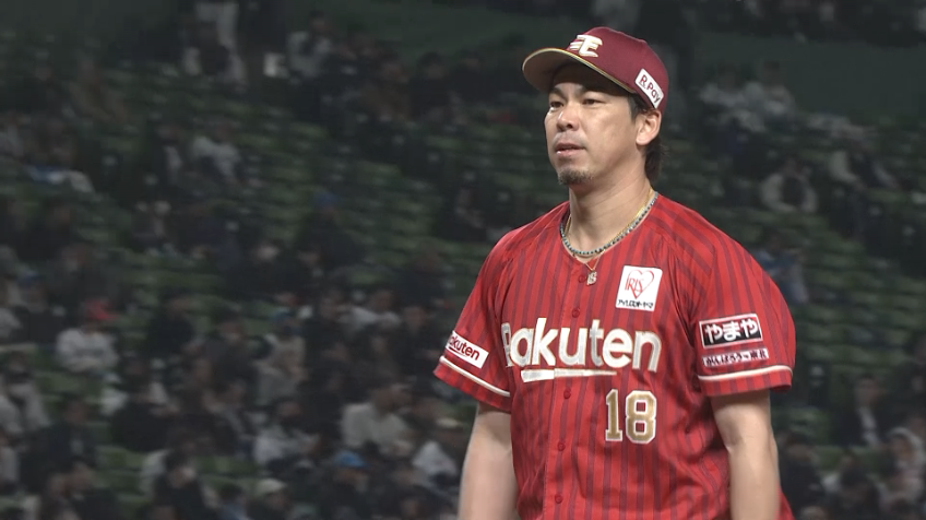 6回裏・E前田健太 6回71球6奪三振無失点の好投でマウンドを降りる!!