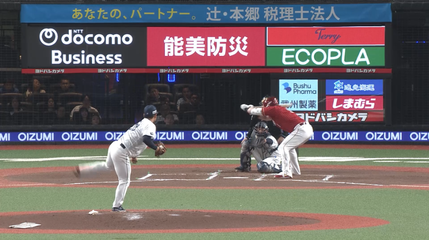 ドラフト1位・2位バッテリー!! 6回表・L岩城颯空  1回1奪三振無失点のパーフェクトリリーフ!!