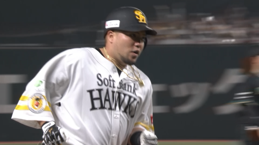 4回裏・H山川穂高 主砲の一発!! 左中間へのソロホームランで同点!!