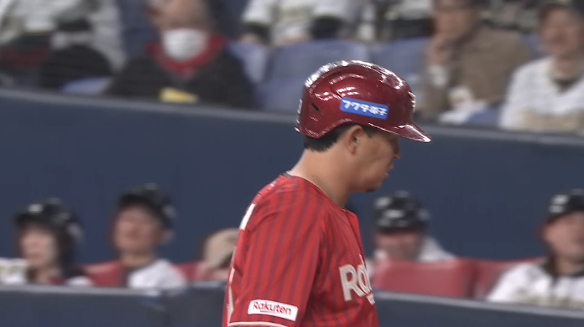 2回表・E浅村栄斗 打線繋がる!! タイムリーヒットを放ちこの回一挙6得点!!