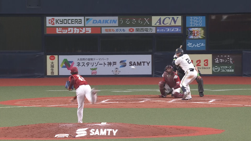 9回裏・E九谷瑠 プロ初登板で無失点に抑え試合を締める!!